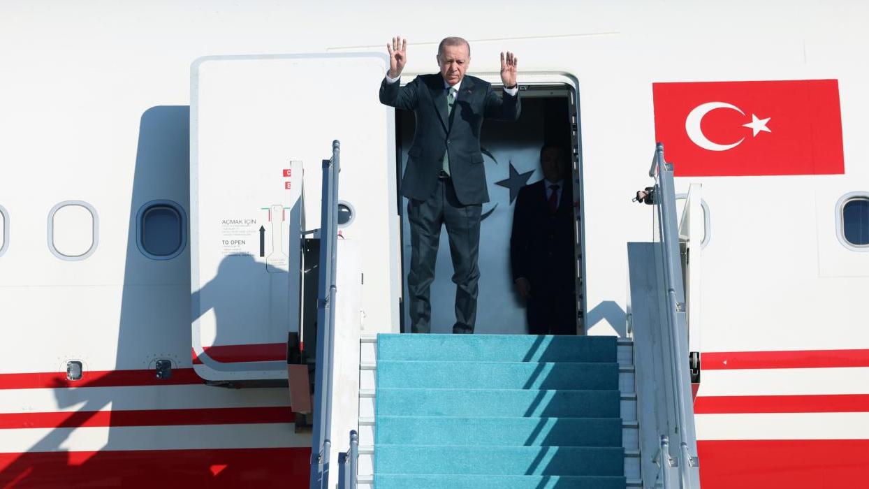 Cumhurbaşkanı Erdoğan, Katar'a gitti