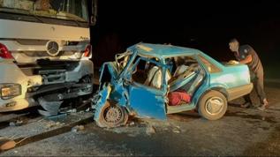 Göksun-Elbistan yolu kan gölüne döndü: 3 can kaybı