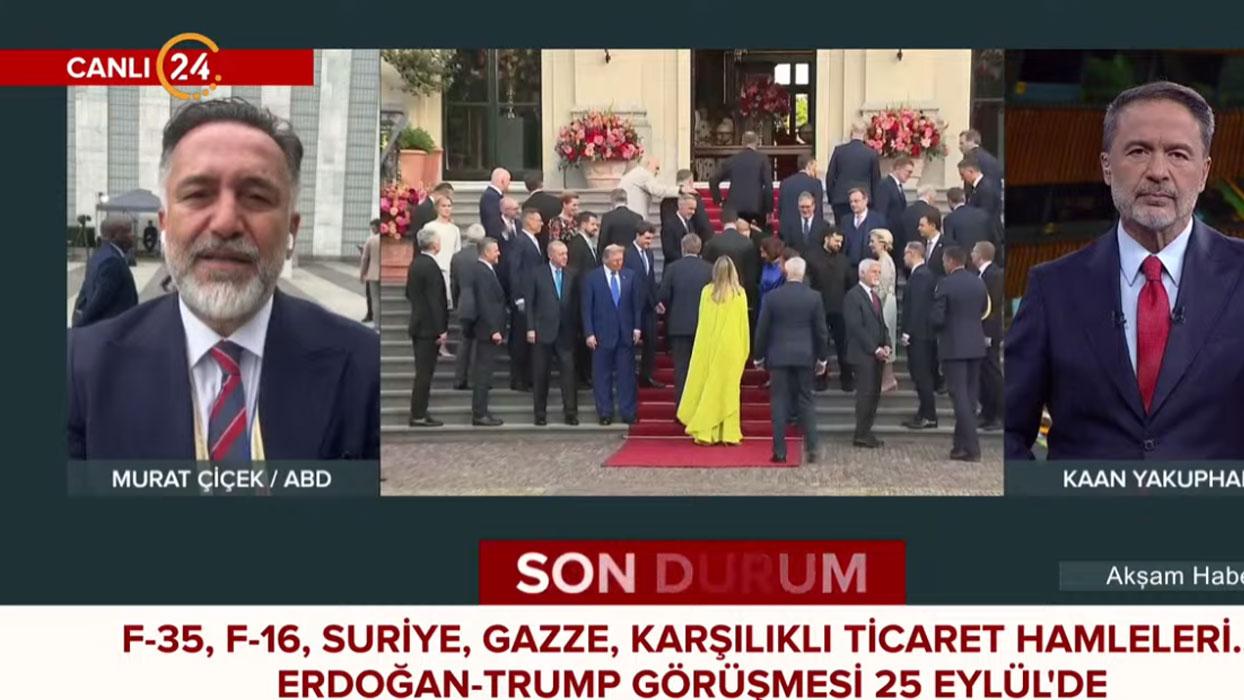 Başkan Erdoğan ABD'de… Gazeteci Çiçek: F-35,F-16 VE CAATSA konusunda yol alınmış durumda