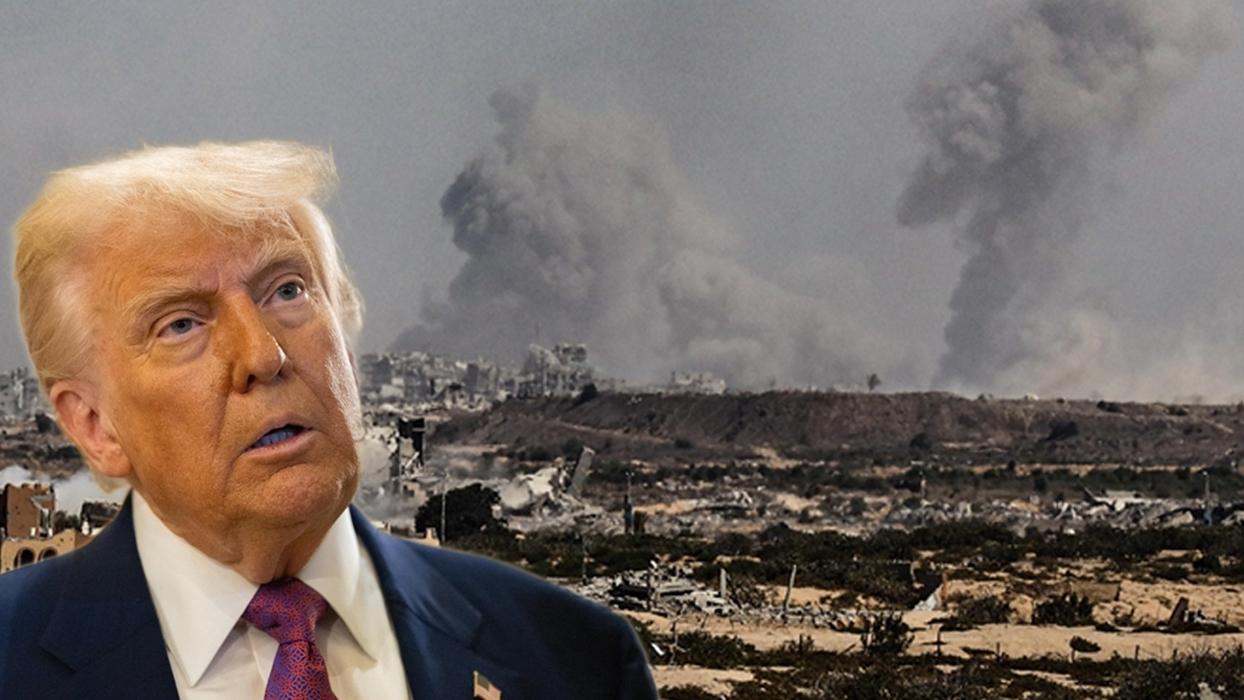 Trump'ın "saldırıları derhal durdurun" çağrısına rağmen katil İsrail gece boyu Gazze'yi bombalamayı sürdürdü