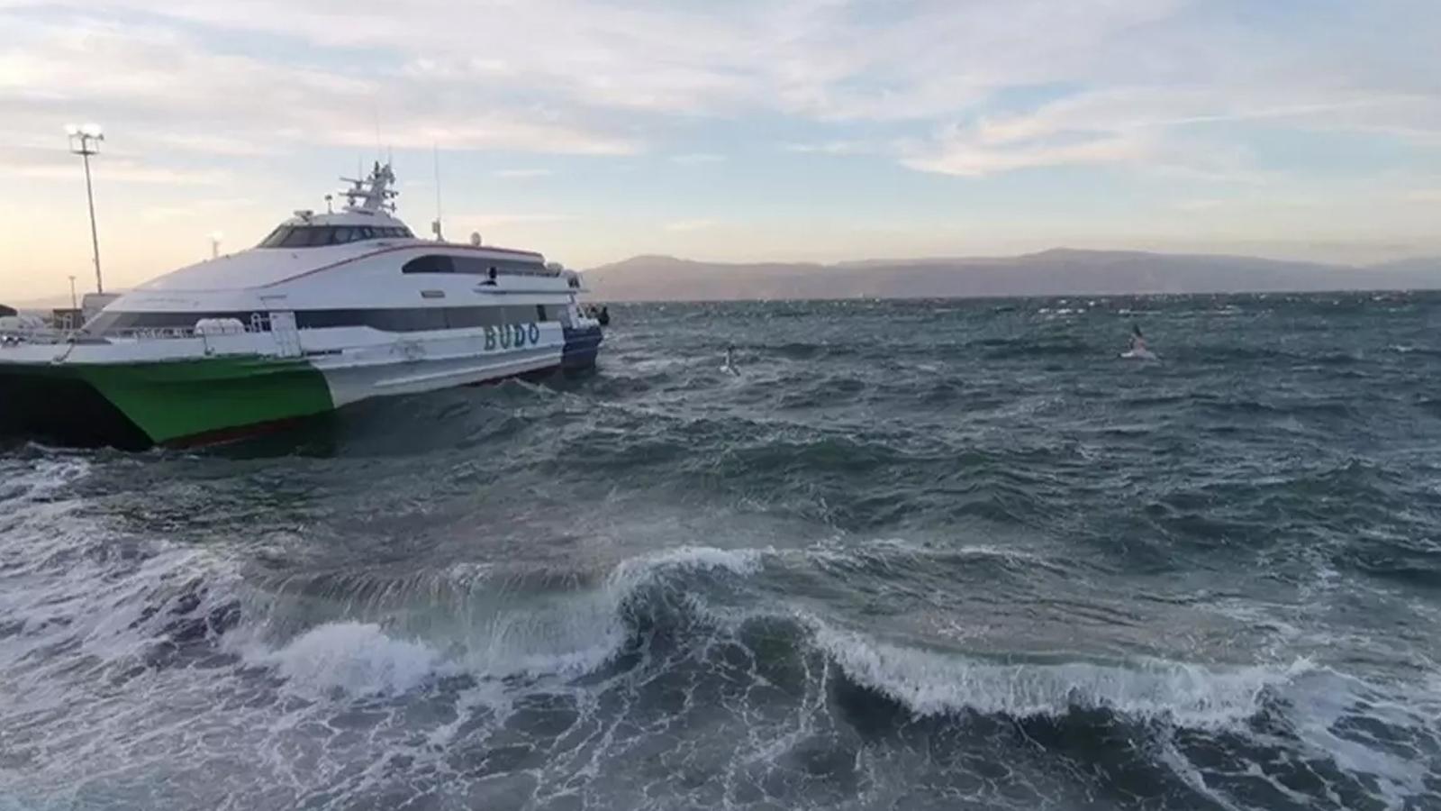 Bursa Deniz Otobüsleri'ne hava engeli
