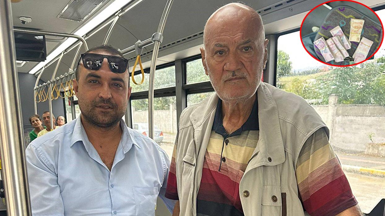 Otobüs şoföründen takdir toplayan hareket: Unutulan emaneti sahibine ulaştırdı