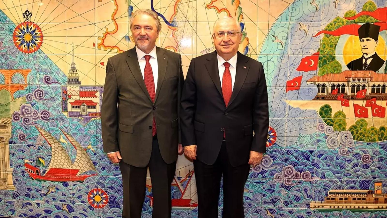 Bakan Güler'den Türkiye'nin NATO Daimi Temsilciliği'ne ziyaret