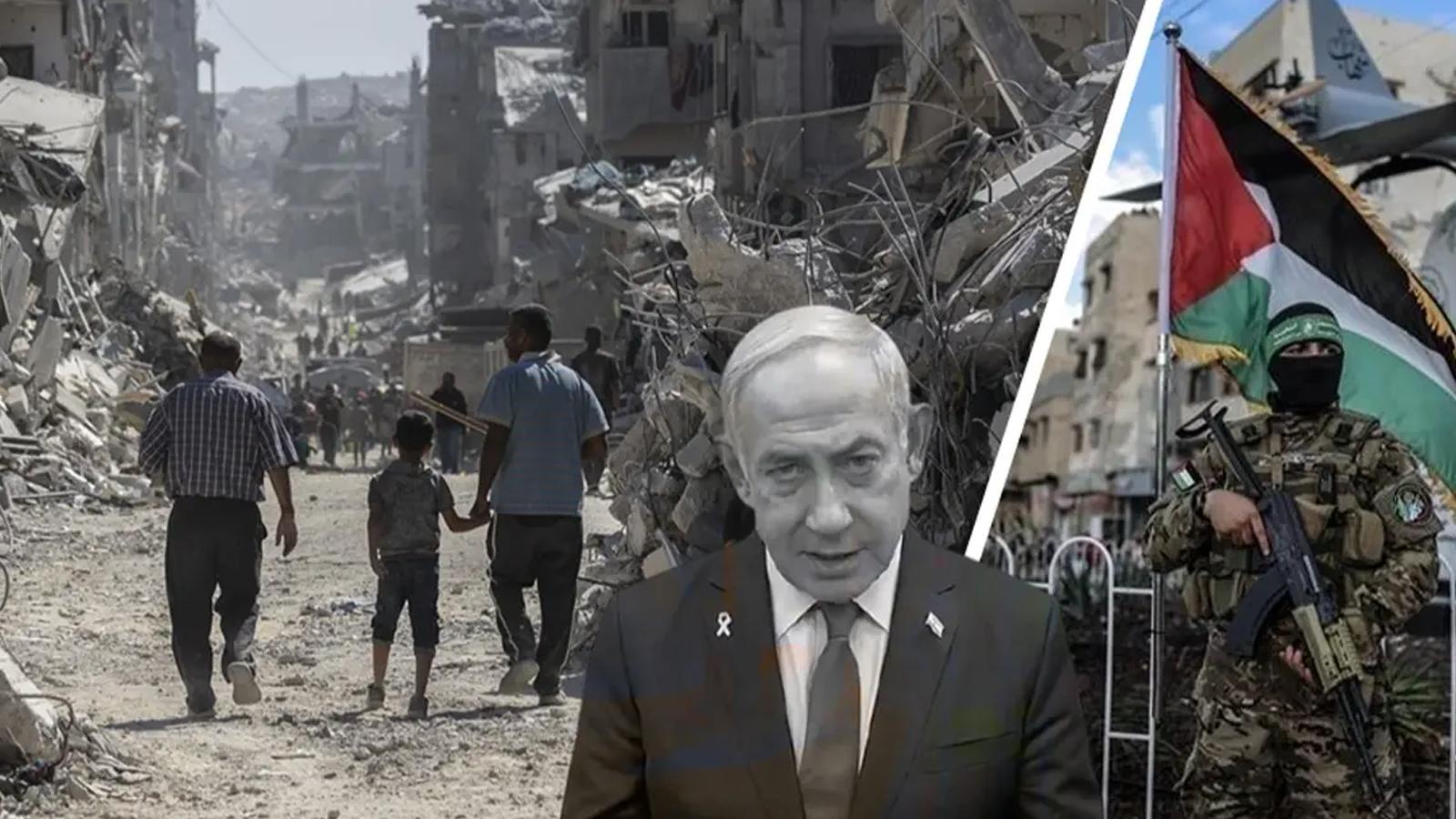 ''Gazze Kasabı'' Netanyahu yine rahat durmuyor! Hamas'tan ateşkes açıklaması