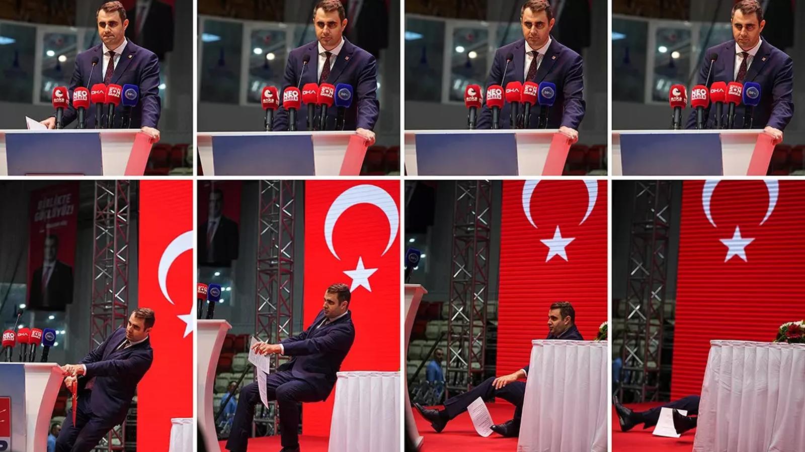CHP'li Çağatay Güç kürsüde yere yığıldı