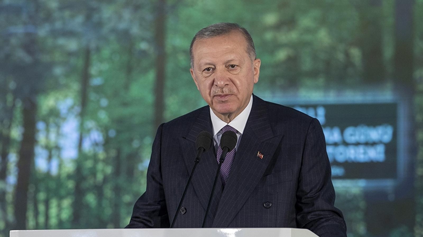 Cumhurbaşkanı Erdoğan: Yeşil Vatan Seferberliği başlatıyoruz