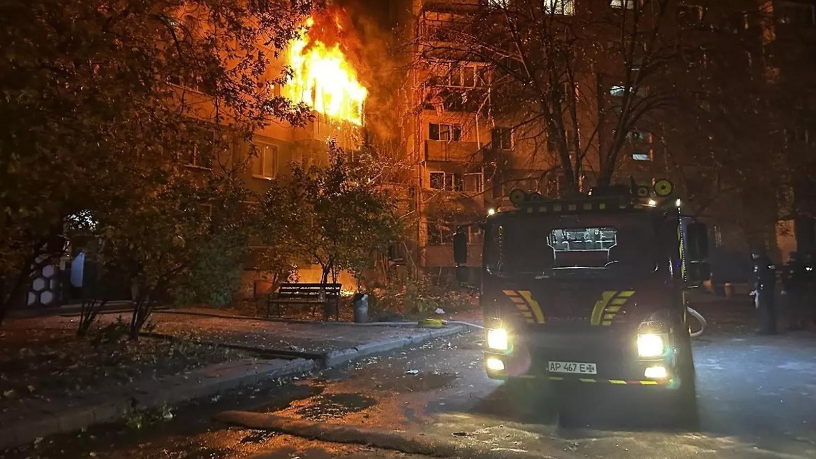 Rus ordusu Kiev'e saldırdı: 1 ölü 10 yaralı