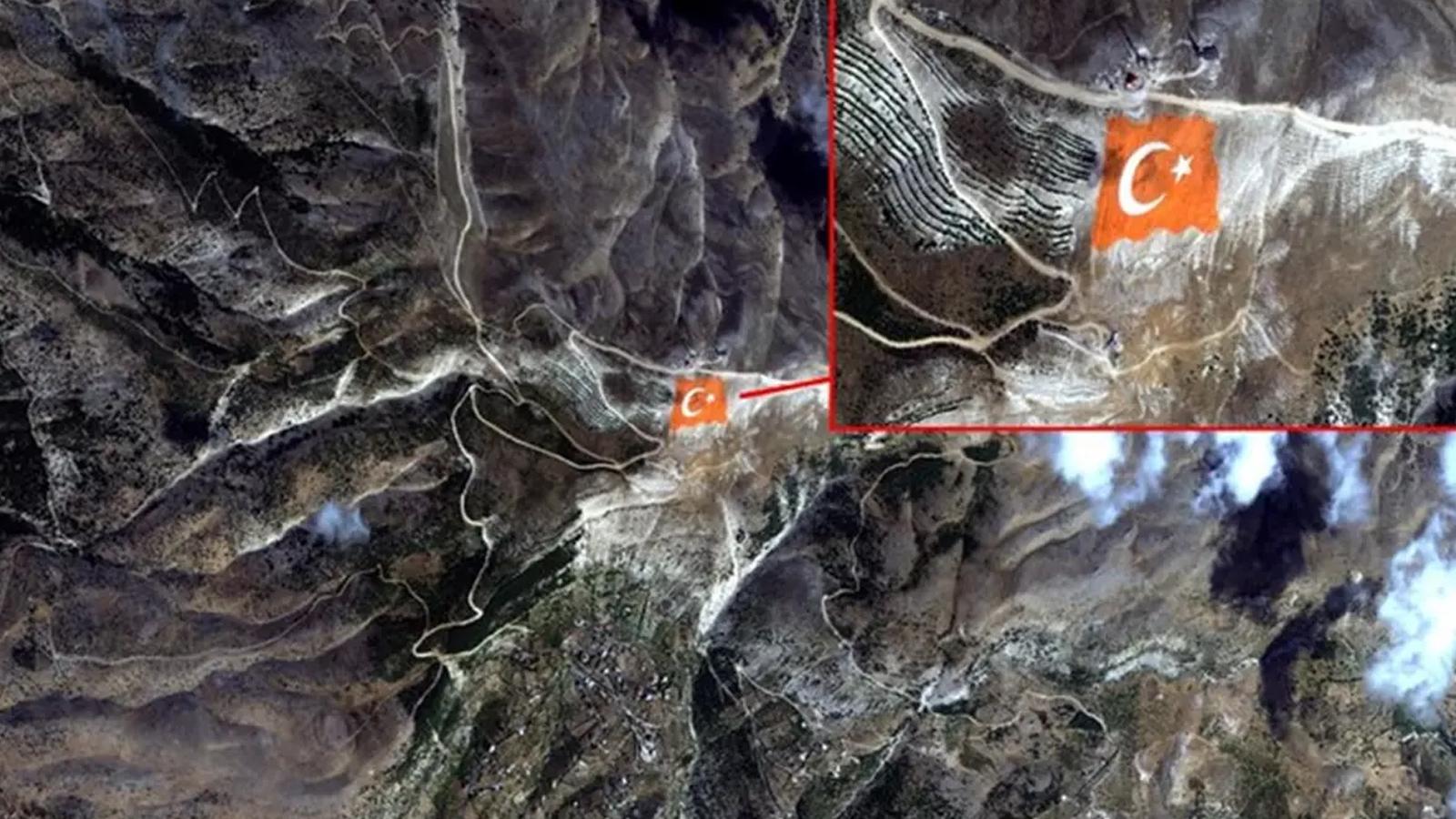 Yeryüzüne sığmayan sevda! Uzaydan görüntülendi