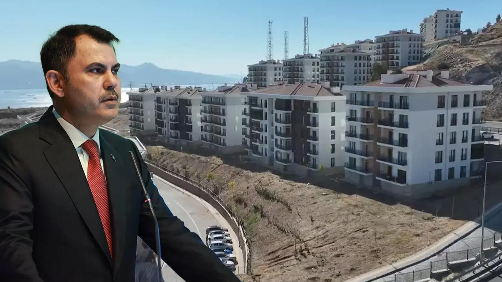 Verilen konut sözleri tutuldu! Bakan Kurum'dan İzmir depremi mesajı