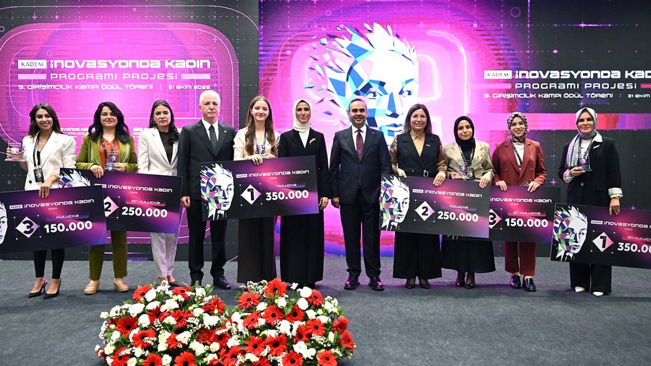 KADEM'in 'İnovasyonda Kadın Projesi'nde ödüller sahiplerini buldu