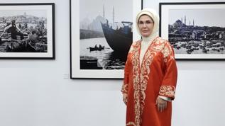 Emine Erdoğan, Ara Güler'in fotoğraflarından oluşan sergiyi ziyaret etti