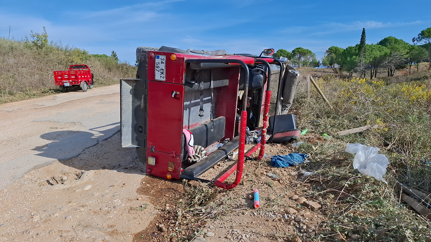 İki safari aracı çarpıştı: Yaralılar var