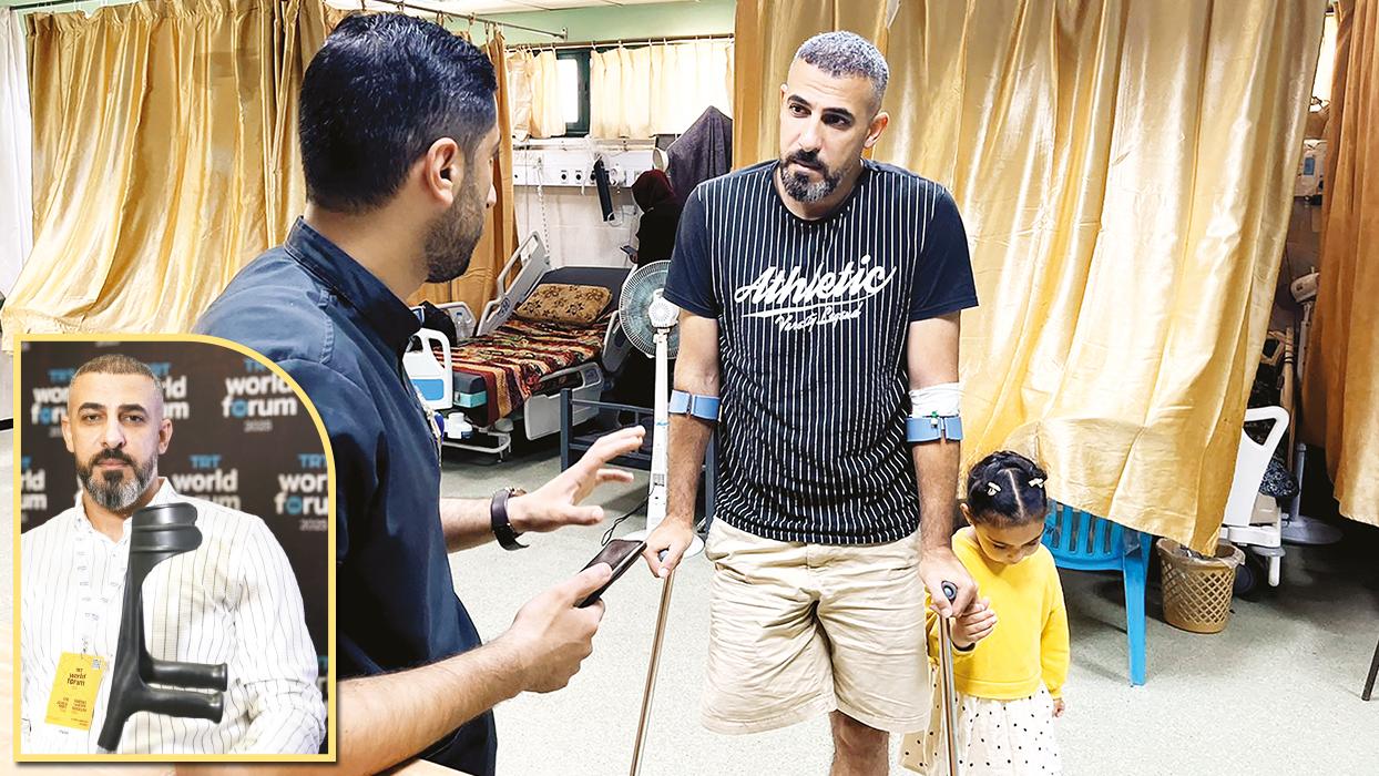 Saldırıda bacağını kaybetmesine rağmen işine devam etmişti... TRT Arabi kameramanı: İsrail bizi sessizce öldürmek istedi