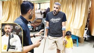 Saldırıda bacağını kaybetmesine rağmen işine devam etmişti... "İsrail bizi sessizce öldürmek istedi"