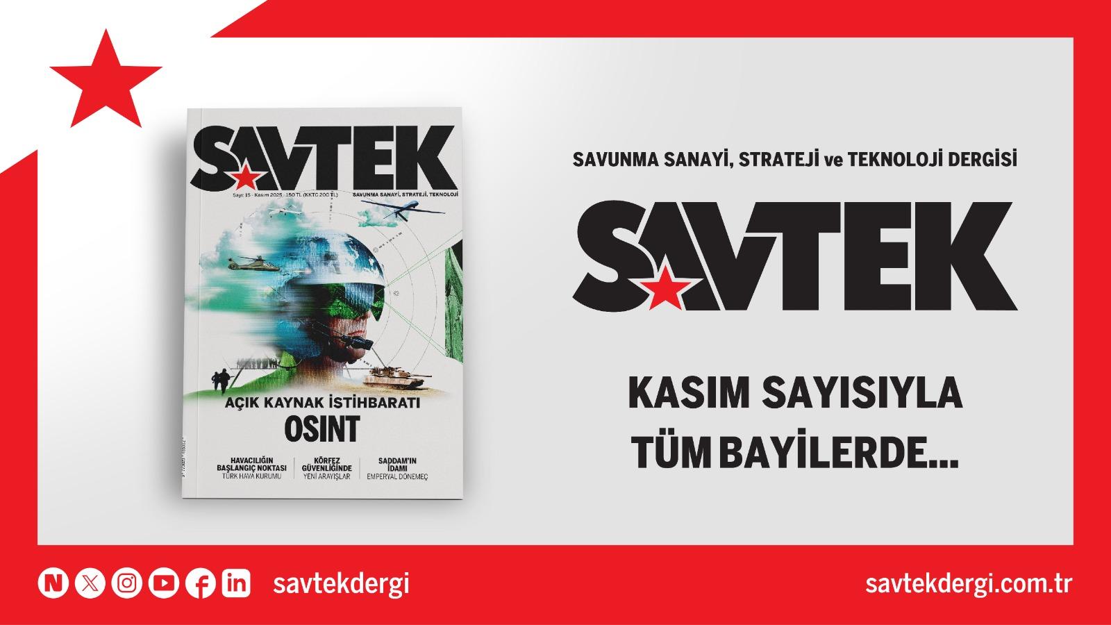 SAVTEK Dergi Kasım sayısı çıktı