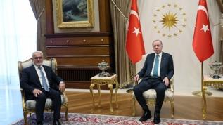 Cumhurbaşkanı Erdoğan, HÜDAPAR Genel Başkanı Yapıcıoğlu'nu kabul etti