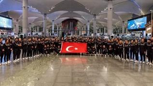 Milli sporcular, 6. İslami Dayanışma Oyunları için Riyad'a gitti