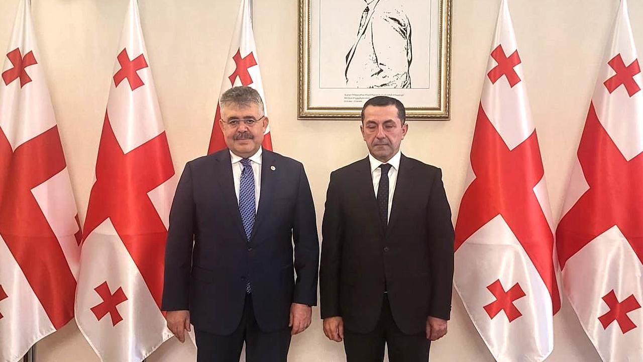 TBMM Güvenlik ve İstihbarat Komisyonu Başkanı Tipioğlu, Gürcistan Parlamentosu heyetiyle görüştü