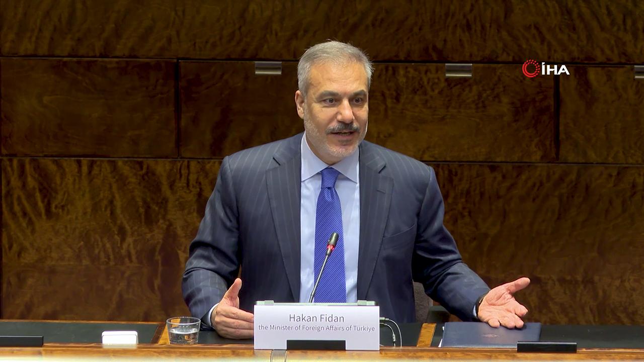 Dışişleri Bakanı Fidan, Finlandiya-Türkiye Parlamentolararası Dostluk Grubu'nun düzenlendiği toplantıda konuştu