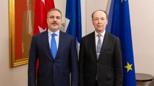 Dışişleri Bakanı Hakan Fidan, Fin Parlamentosu Başkanı Jussi Halla-aho ile görüştü