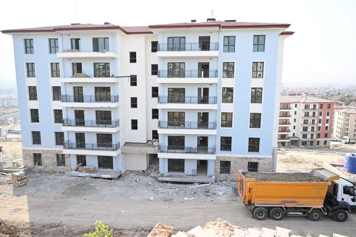 Malatya Battalgazi'de depremzedeler için konutlar tamamlanıyor