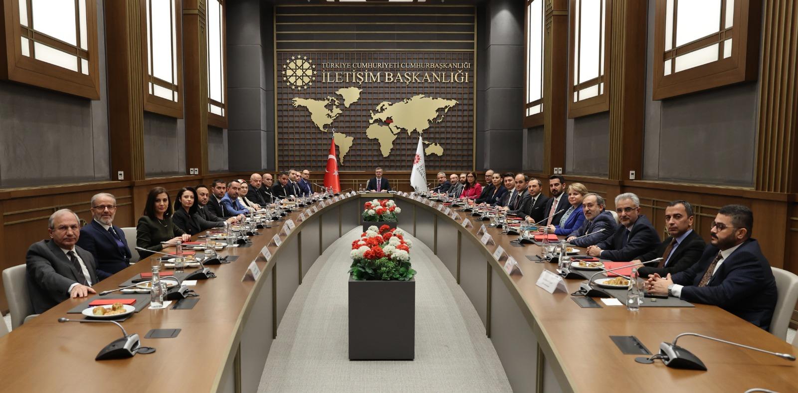 Türkiye Basın Federasyonu'ndan İletişim Başkanı Burhanettin Duran'a ziyaret