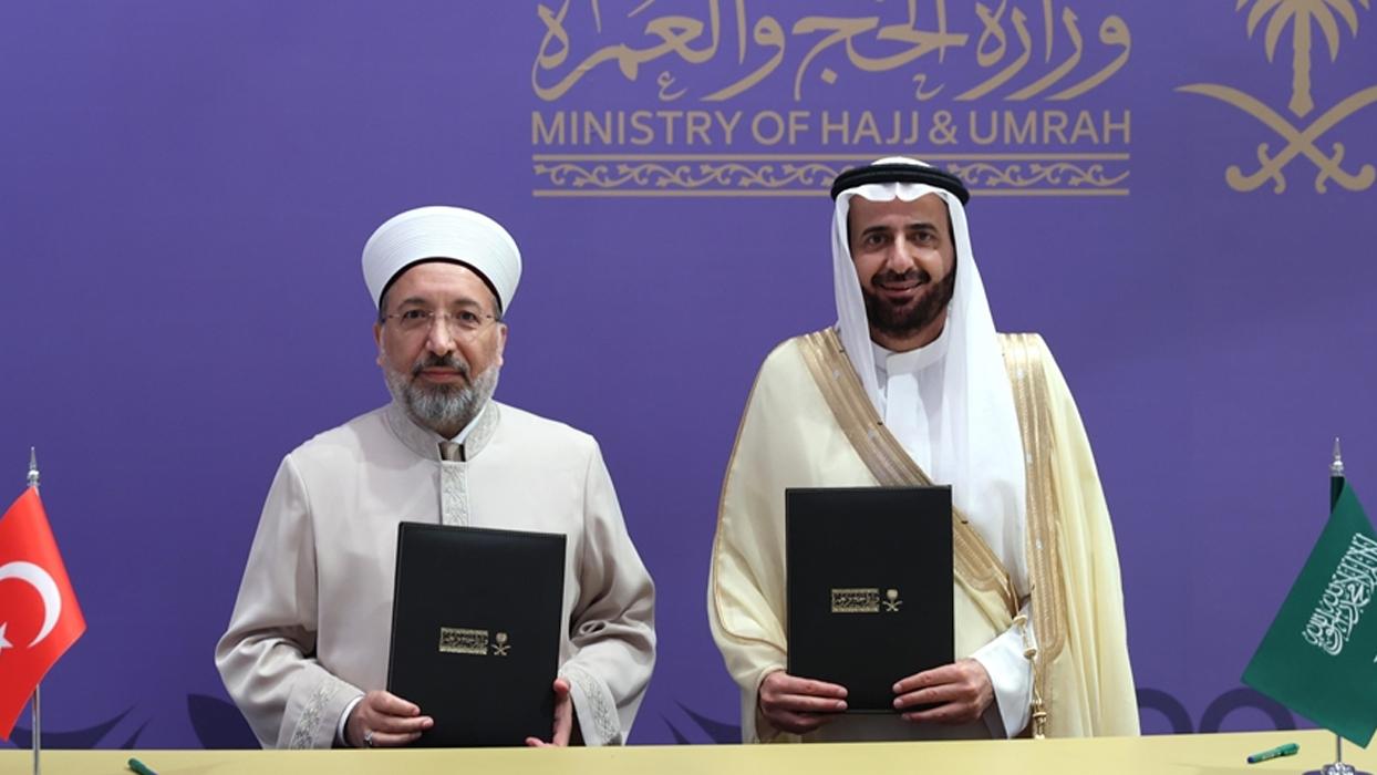"2026 Yılı Hac Protokolü" Cidde'de imzalandı