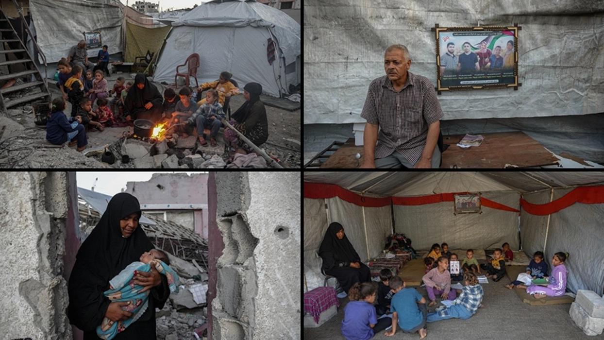 İsrail saldırılarında 5 çocuğunu kaybetmişti! Gazzeli yaşlı çift şimdi geride kalan 36 toruna bakıyor