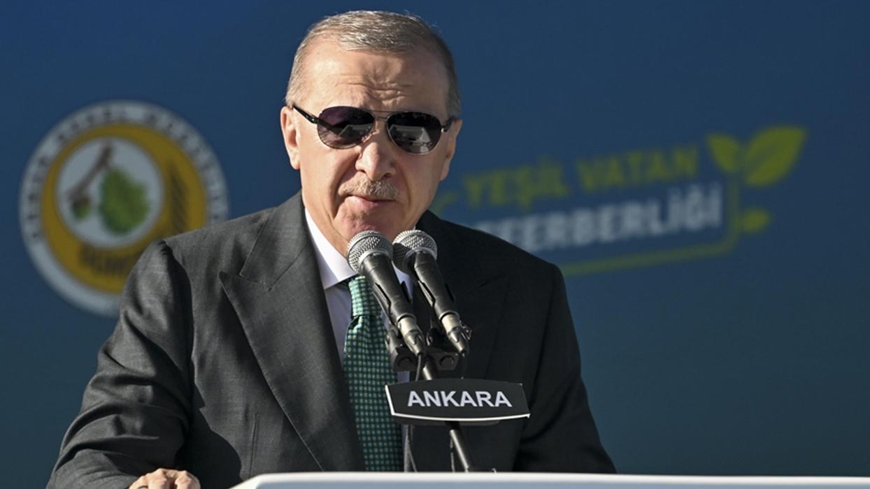 Başkan Erdoğan'dan ''Yeşil Vatan'' vurgusu: 7.5 milyar fidanı toprakla buluşturduk
