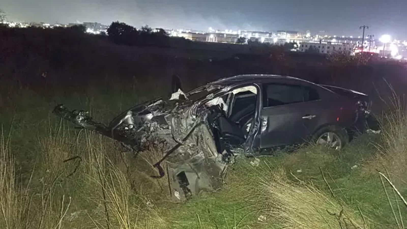 Tekirdağ'da otomobilin devrilmesi sonucu 1 kişi öldü, 1 kişi yaralandı