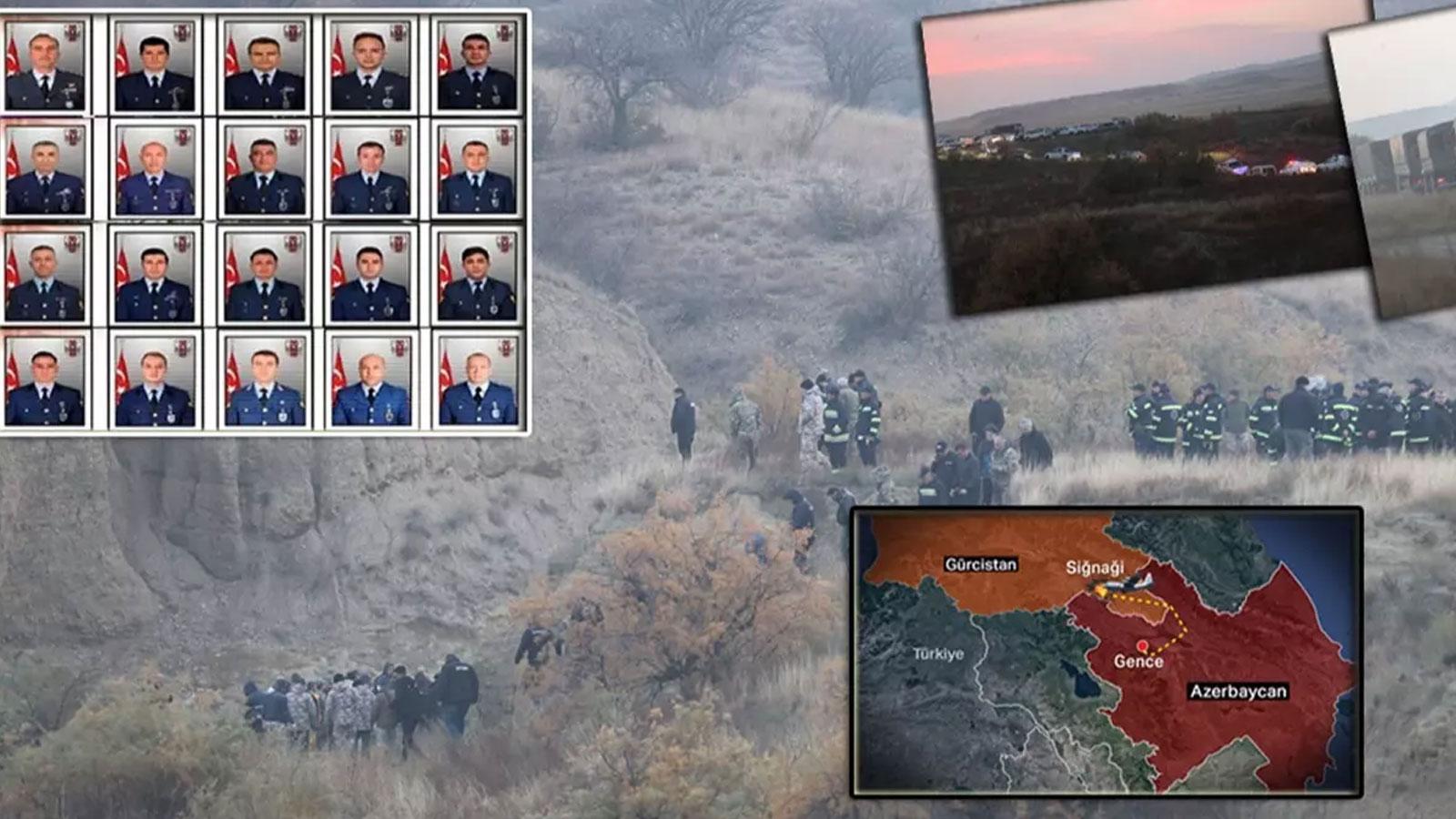 Gürcistan'a düşen TSK uçağı! 18 şehidimizin naaşı bulundu! 2'si aranıyor