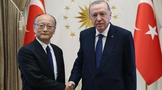 Asya Kalkınma Bankası Başkanı Kanda'yı kabul etti