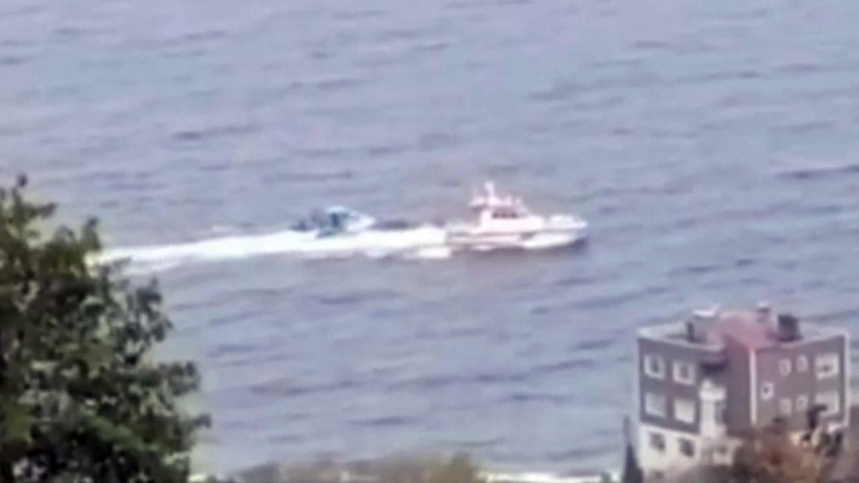 Giresun'daki tekne kazasının yeni görüntüleri ortaya çıktı