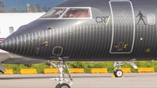 Portekizli yıldızın gökyüzündeki sarayı! Ronaldo'nun yeni uçağı şaşırtıyor