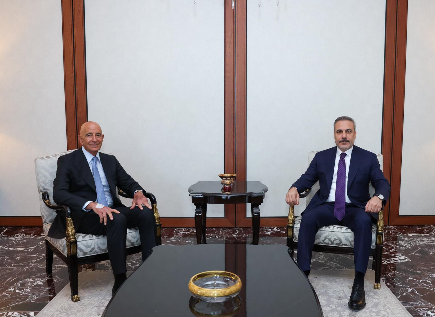 Bakan Fidan'dan önemli kabul! Barrack ve Trump'ın Kıdemli Danışmanı Gorka ile görüştü