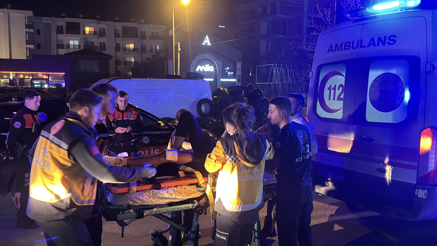 Edirne'de "dur" ihtarına uymayan ehliyetsiz sürücü kovalamaca sonucu yakalandı