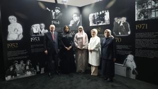 Emine Erdoğan: Hakikat arayışına gönül veren herkesin Yankılar sergisini ziyaret ederek bu anlamlı yolculuğa katılmasını diliyorum