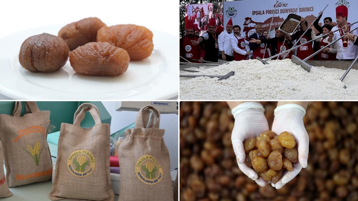 Bursa kestane şekeri ve İpsala pirinci AB'den coğrafi işaret tescili aldı