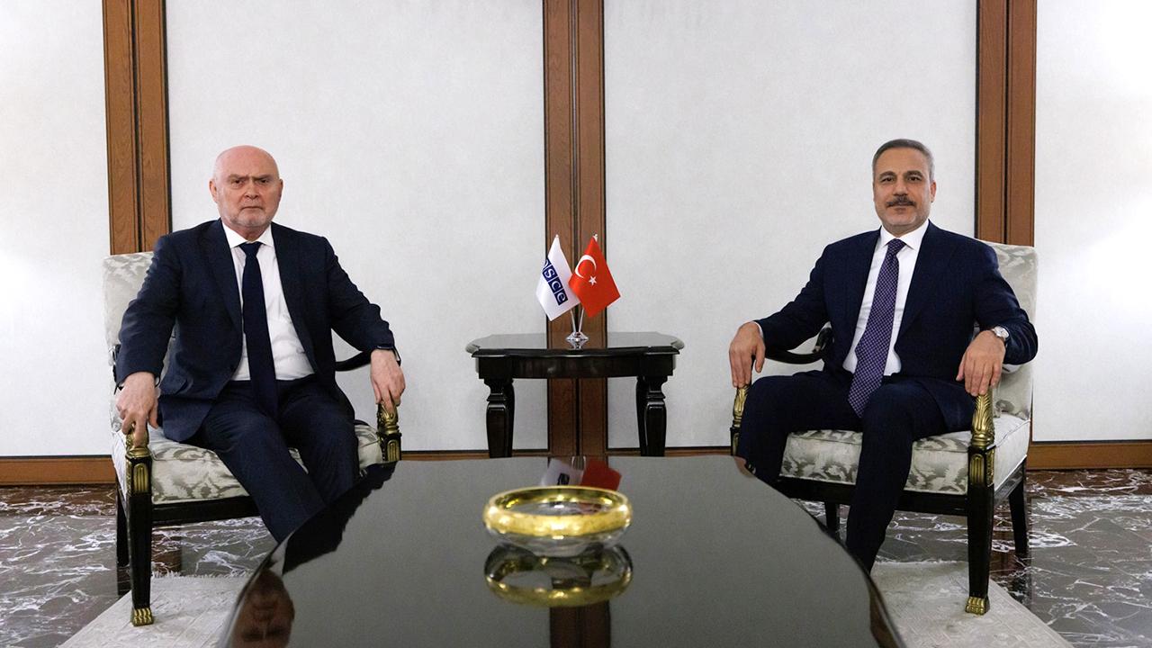 Bakanı Fidan, AGİT Genel Sekreteri Sinirlioğlu ile görüştü