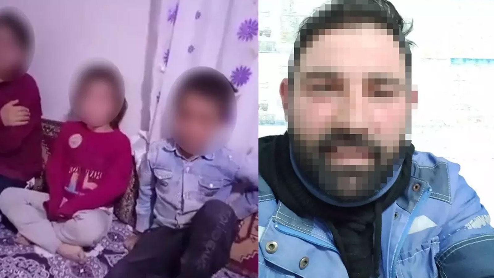 Vicdansız baba çocuklara dehşeti yaşattı... Kemerle işkence yapıp kayda aldı