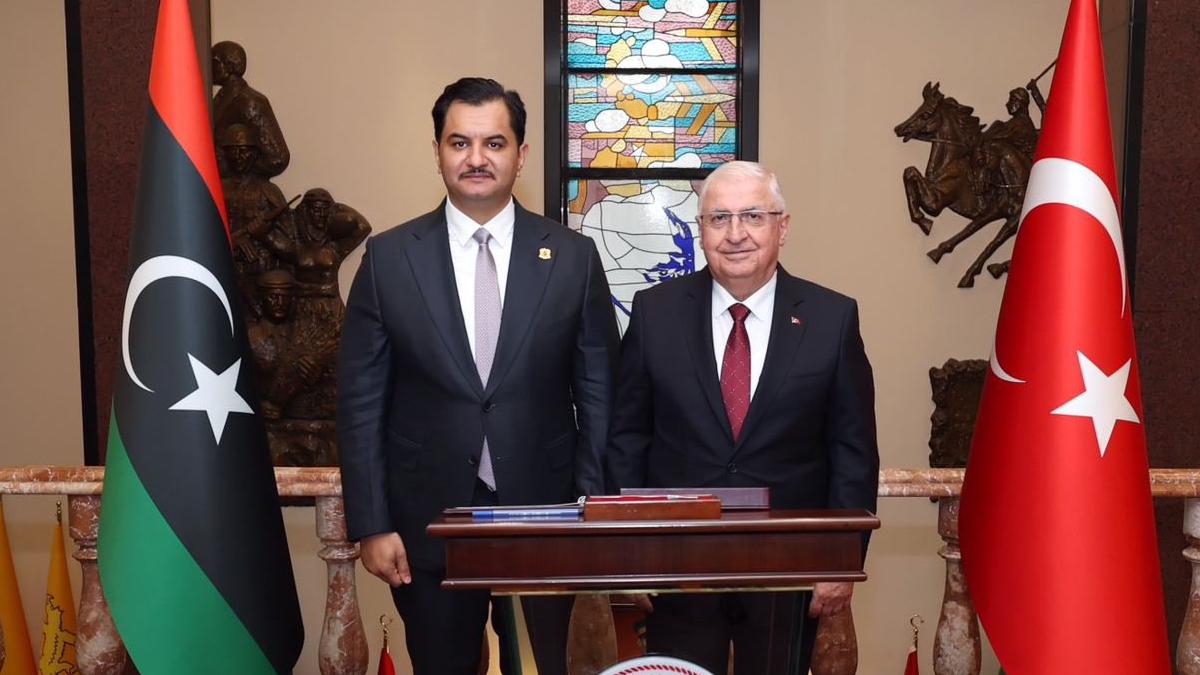 Libya'dan kritik ziyaret! Bakan Güler, Saddam Hafter'i kabul etti