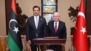 Libya'dan kritik ziyaret! Bakan Güler, Saddam Hafter'i kabul etti