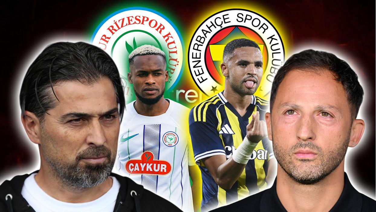 Rizespor – Fenerbahçe maç kadrosu! Rizespor – Fenerbahçe maçı muhtemel 11'ler…