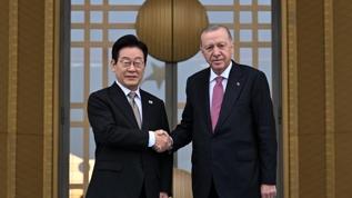 Güney Kore Devlet Başkanı Ankara'da! Cumhurbaşkanı Erdoğan resmi törenle karşıladı