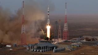 Baykonur Kozmodromu Soyuz fırlatmasından sonra hasar gördü