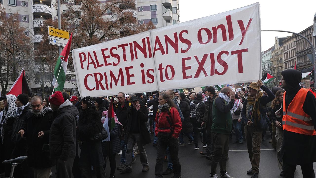 Almanya'da Filistin'e destek gösterisi düzenlendi
