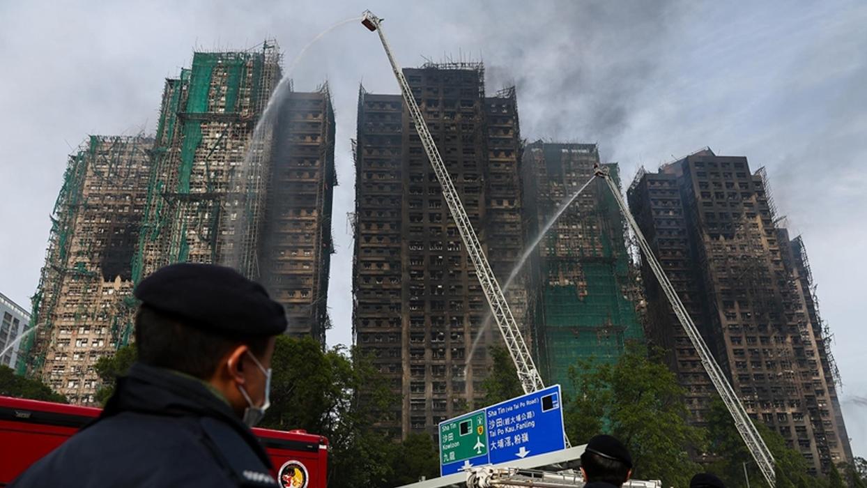 Hong Kong'daki yangın faciasında ölenlerin sayısı 146'ya yükseldi