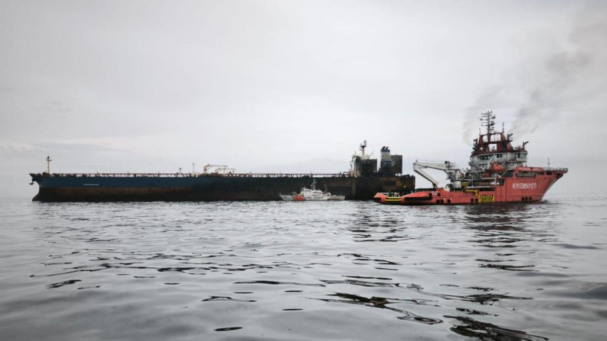 KAIROS gemisindeki yangın söndürüldü