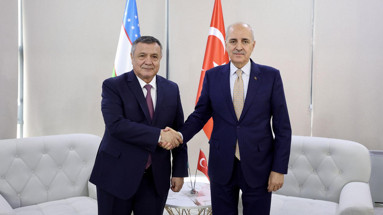 Türkiye–Özbekistan hattında yeni işbirliği mesajları: Kurtulmuş ve İsmailov bir araya geldi