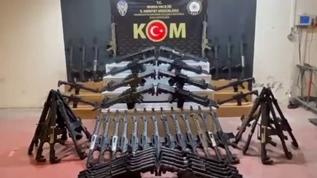 Bursa'da 118 ruhsatsız tüfek ele geçirildi